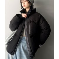 Classical Elf/クラシカルエルフ Classical Elf 《JaVa ジャバコラボ》防寒とオシャレを両立。配色ジップ×フィンガーホール付き中綿ブルゾン/507741392