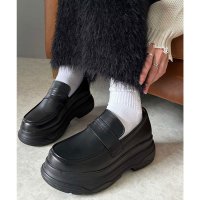 Classical Elf/クラシカルエルフ Classical Elf 《mily bilet》まるでスニーカーのような履き心地。軽量厚底フェイクレザーコインローファー/507741399