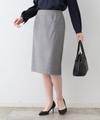 INDIVI/春SALE！【日本製／インポート素材】ウールストレッチ ストレートスカート/507741448