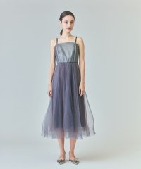 GRACE CONTINENTAL/チュールプリーツコンビワンピース/507741556