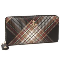 Vivienne Westwood/ヴィヴィアン ウエストウッド Vivienne Westwood 長財布 ダービー ブラウン ブラック レディース VIVIENNE WESTWOOD 5105/507741643