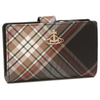 Vivienne Westwood/ヴィヴィアン ウエストウッド Vivienne Westwood 二つ折り財布 ダービー ブラウン ブラック レディース VIVIENNE WESTWOOD 5/507741645