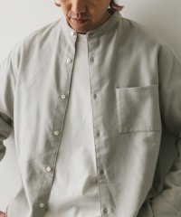 URBAN RESEARCH DOORS/両面起毛ネルバンドカラーシャツ/507741930