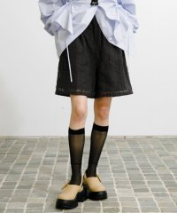 KBF/シアーエンブロイダリーハーフパンツ/507741958