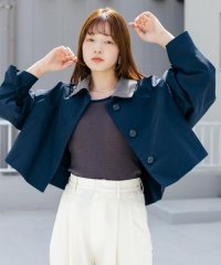 KBF/BACKフレアショートジャケット/507741961