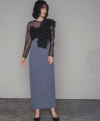 GIRL/ガール GIRL フリンジグリッターノットロング 結婚式 ワンピース パーティードレス オケージョンドレス お呼ばれ/507742112