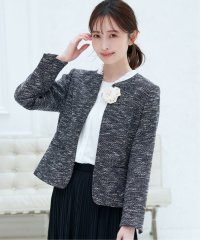 IKKA LOUNGE/ファンシーツイードジャケット/506678315