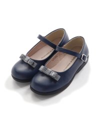 BeBe/ラメリボンストラップシューズ(17~21cm)/507712053
