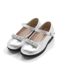 BeBe/ラメリボンストラップシューズ(17~21cm)/507712053