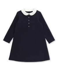 BeBe/付け襟3wayパールボタンダブルクロスワンピース(100~130cm)/507724866