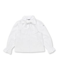 BeBe/ストレッチウェザースタンドフリルリボンタイ付きブラウス(110~130cm)/507724877