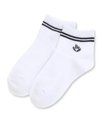 BeBe/刺しゅう入りラインクルーソックス(11~24cm)/507724895