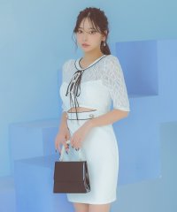 Retica/レティカ Retica パールハンドル2wayエナメルスクエアミニパーティーバッグ/507742110