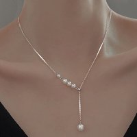 Diamond Hearts/ダイヤモンドハーツ Diamond Hearts Y字パールネックレス/507742114