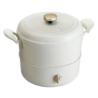 BRUNO/ブルーノ BRUNO BRUNO ブルーノ グリルポット マルチ 鍋 深鍋 多機能 一人暮らし インテリア 新生活 パーティー キッチン 家電 ホワイト レッド/507742190
