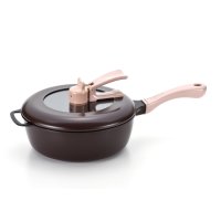 Remi Hirano/レミ ヒラノ Remi♪Hirano レミ ヒラノ Remi Hirano レミパン フライパン 片手鍋 24cm 深型 IH対応 REMIPAN ブラウン イ/507742284