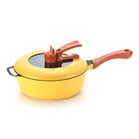 レミ ヒラノ Remi♪Hirano レミ ヒラノ Remi Hirano レミパン フライパン 片手鍋 24cm 深型 IH対応 REMIPAN ブラウン イ