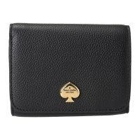 kate spade new york/ケイトスペードニューヨーク kate spade new york 2つ折り財布 ケイラ スモール Lジップ ウォレット KK056 001 BLK BLACK/507742524