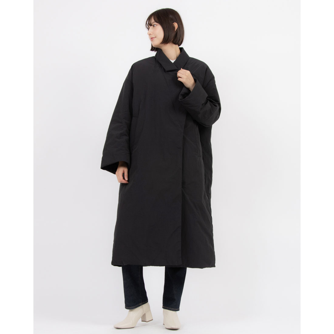 クラネ CLANE COLOR DOWN CHESTER COAT/BLACK/0(507742685 クラネ CLANE COLOR DOWN CHESTER COAT/BLACK/0(507742685