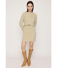 SLY/GLITTER KNIT ショートスカート/507743076