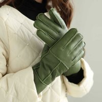 Sawa a la mode/サワアラモード Sawa a la mode 暖かく包み込む上質ラムレザーグローブ/507743400
