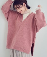 SHOO・LA・RUE/ふんわりやわらか変形Vネックニット/507743735