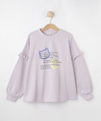 SHOO・LA・RUE(Kids) /【130－150cm/洗える/姉妹リンク可】お袖フリルがアクセント アソートプリントスウェット/507743921