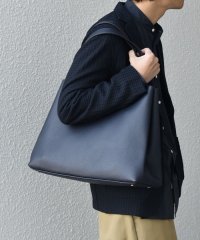 SHIPS any MEN/SHIPS any: スプリット レザー トートバッグ (クラッチバッグ付き) 25SS◇/507744064