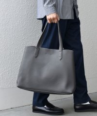 SHIPS any MEN/SHIPS any: スプリット レザー トートバッグ (クラッチバッグ付き) 25SS◇/507744064