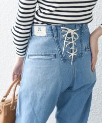 SHIPS any WOMEN/【SHIPS any別注】Lee: バック レースアップ デニム パンツ 25SS/507744065