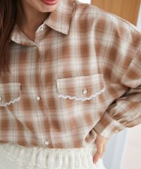 MAJESTIC LEGON/フラップレースルーズシルエットシャツ/507534272