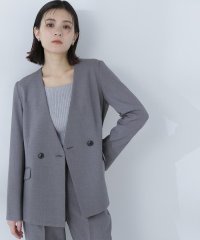 NATURAL BEAUTY BASIC/クラッシー SETUP ノーカラージャケット/507732250