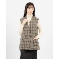 STYLEBLOCK/スタイルブロック STYLEBLOCK ツイードチェックジレ/507734862