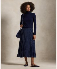 POLO RALPH LAUREN/クリンクルド サテン Aライン スカート/507737264
