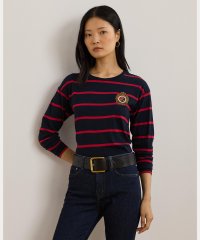 LAUREN RALPH LAUREN/ストライプド ジャージー ロングスリーブ Tシャツ/507737337