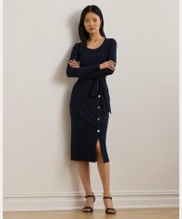 LAUREN RALPH LAUREN/ベルテッド リブニット ドレス/507737358