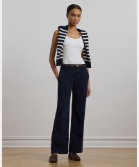 LAUREN RALPH LAUREN/コットン ツイル ワイドレッグ パンツ/507737367