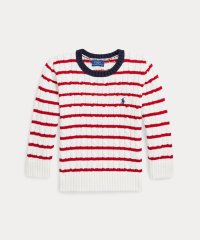 POLO RALPH LAUREN/(ボーイズ 2才～7才)ストライプド ケーブルニット コットン セーター/507737389