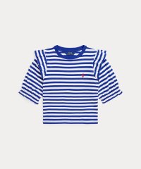 POLO RALPH LAUREN/(ガールズ 7才～16才)ストライプド フリルド コットンモダール トップ/507737413