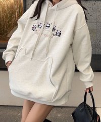 aimoha/アイモハ aimoha aimoha －select－/裏起毛刺繍プルオーバーパーカー/507760895