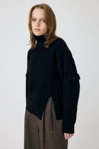 moussy/SLIT ハイネックセーター/507762040