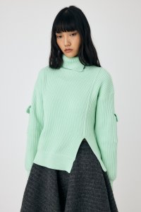 moussy/SLIT ハイネックセーター/507762040