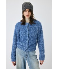 moussy/GLITTER SHAGGY ニットカーディガン/507762043