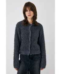 moussy/GLITTER SHAGGY ニットカーディガン/507762043