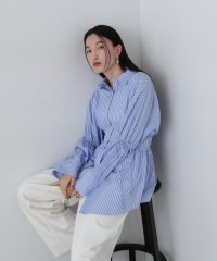 N Natural Beauty Basic/ウエストシャーリングロングシャツ/507762156