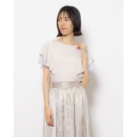 12Twelve Agenda/トゥエルブアジェンダ 12Twelve Agenda ラメチュールフリルスリットカットソープルオーバー/507022155