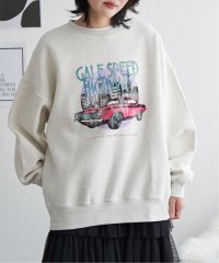 VENCE　EXCHANGE/レトロカープリントスウェット/507173656