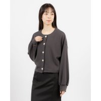 STYLEBLOCK/スタイルブロック STYLEBLOCK 裏毛ビジュー釦スウェットカーディガン/507716877