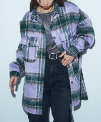 MAISON BREEZE reveur/メゾンブリーズレヴール MAISON BREEZE reveur シャギーチェックシャツジャケット trctrc－224024/507742939