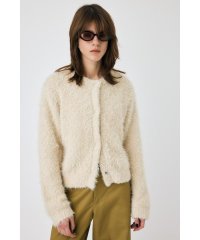 moussy/GLITTER SHAGGY ニットカーディガン/507762043